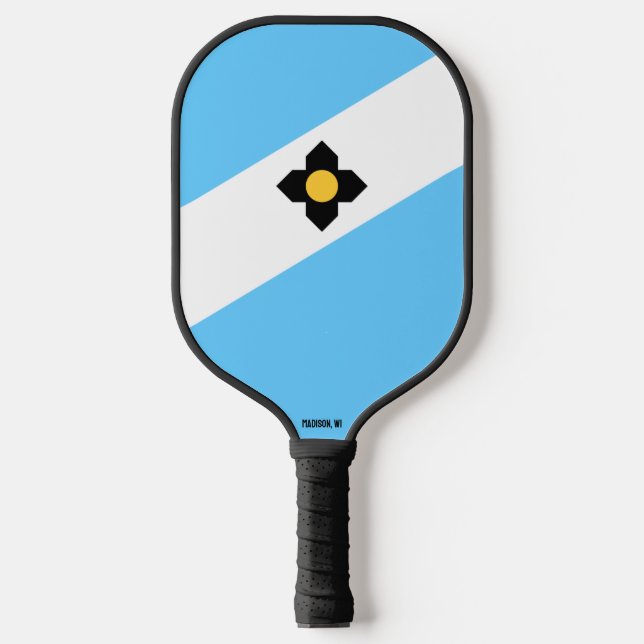 Flag of Madison, Wisconsin Pickleball Paddle (Front)