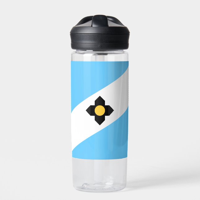 Flag of Madison, Wisconsin Water Bottle (Front)