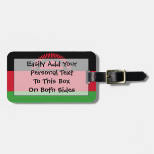 Flag of Malawi Easy ID Personal Luggage Tag