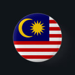 Flag of Malaysia 3 Cm Round Badge<br><div class="desc">Flag of Malaysia</div>
