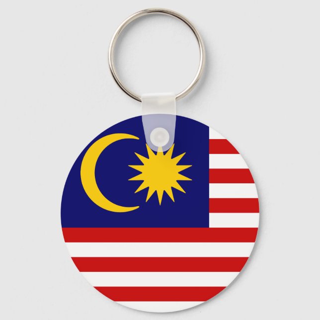Flag of Malaysia Key Ring (Front)