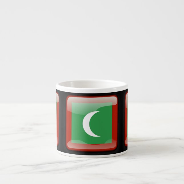 Flag of Maldives Espresso Cup (Front)