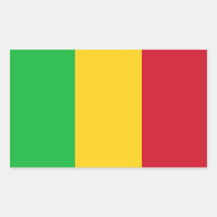 Flag of Mali Rectangular Sticker