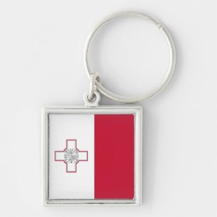 Flag of Malta Keychain