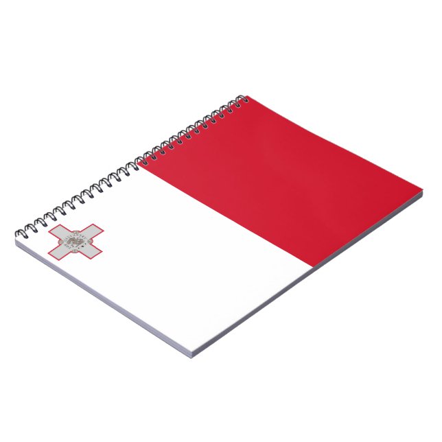 Flag of Malta Notebook (Left Side)