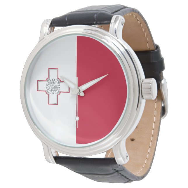 Flag of Malta Watch (Angled)
