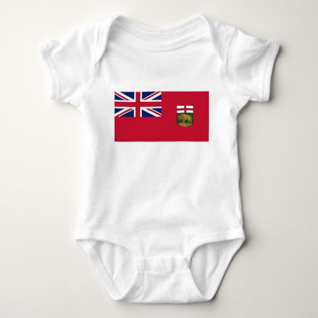 Flag of Manitoba Baby Bodysuit (Front)