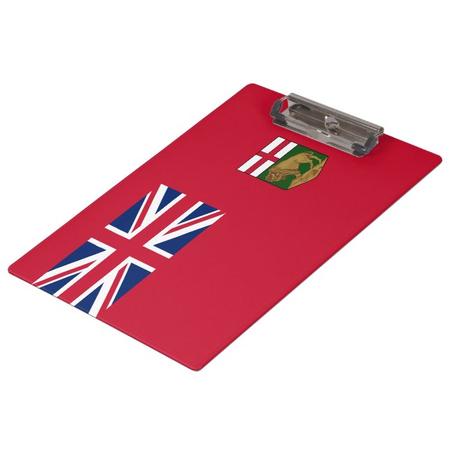 Flag of Manitoba Clipboard (Angled)