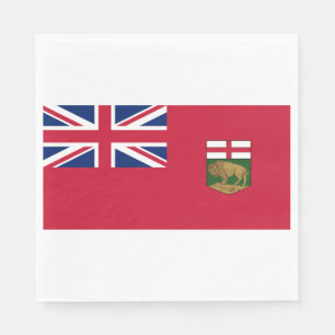 Flag of Manitoba Napkin