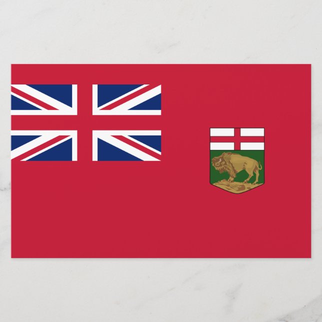 Flag of Manitoba Stationery (Front)