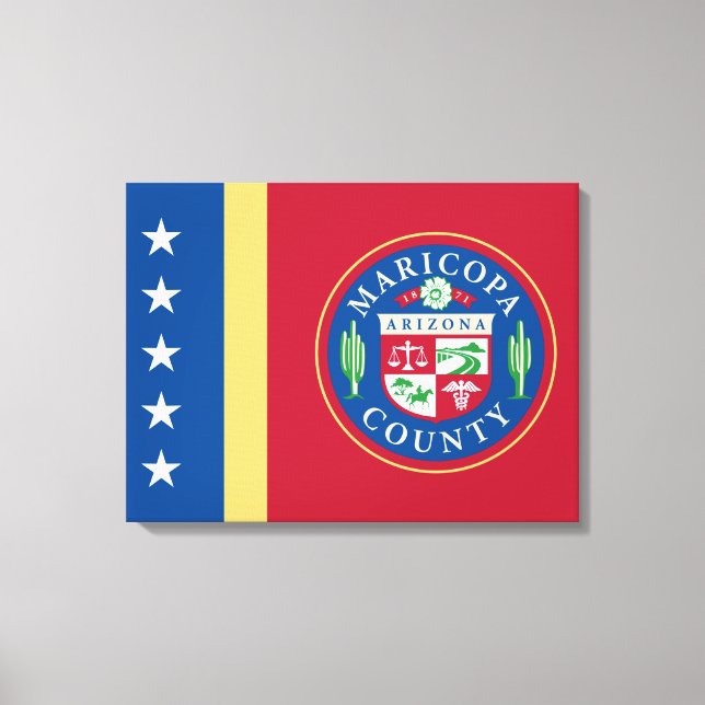Flag of Maricopa County (Arizona) Canvas Print (Front)