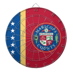 Flag of Maricopa County (Arizona) Dartboard