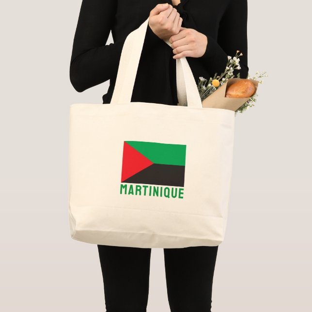 Flag of Martinique (2023) Large Tote Bag (Front (Product))