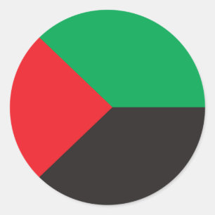 Flag of Martinique Classic Round Sticker