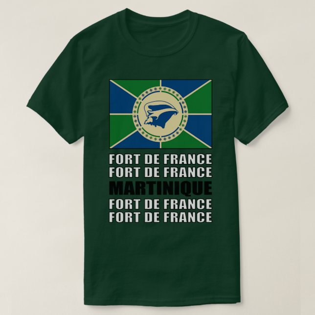 Flag of Martinique T-Shirt (Design Front)