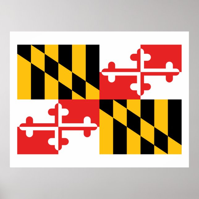 Flag of Maryland Poster (Front)