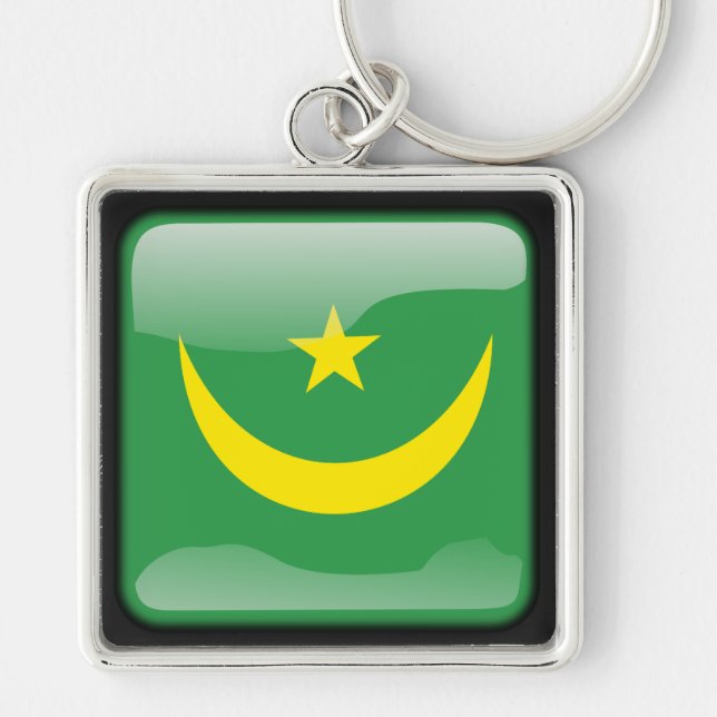 Flag of Mauritania Key Ring (Front)