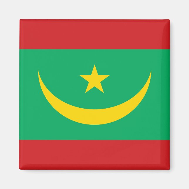 Flag of Mauritania Magnet (Front)