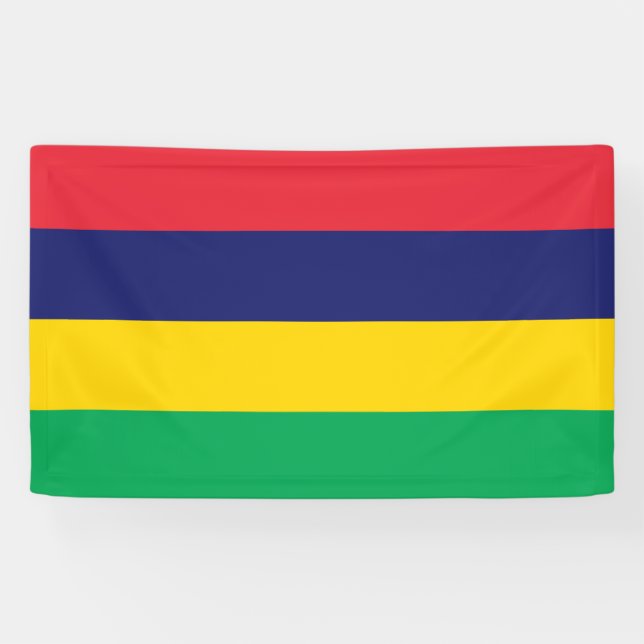 Flag of Mauritius Banner (Horizontal)