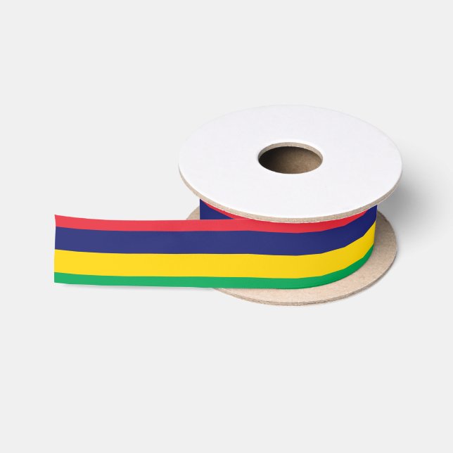 Flag of Mauritius Satin Ribbon (Spool)