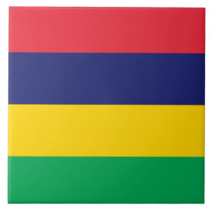Flag of Mauritius Tile