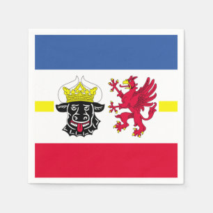 Flag of Mecklenburg-Western Pomerania Napkins