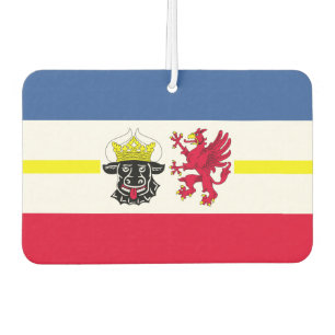 Flag of Mecklenburg-Western Pomerania Notebook Car Air Freshener