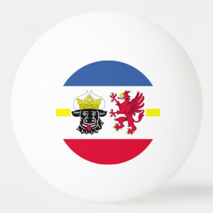 Flag of Mecklenburg-Western Pomerania Ping Pong Ba Ping Pong Ball
