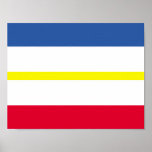 Flag of Mecklenburg-Western Pomerania Poster