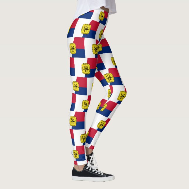 Flag of Memphis, Tennessee Leggings (Right)