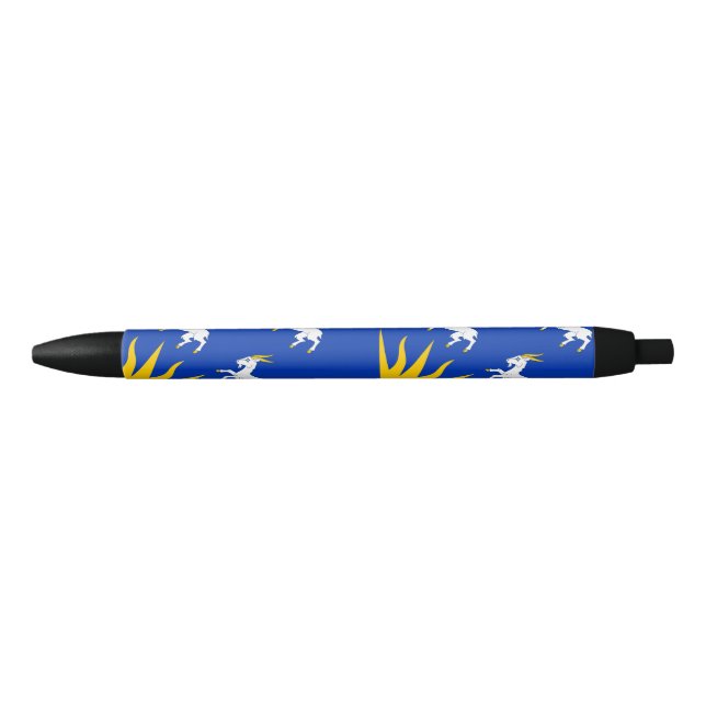 Flag of Merionethshire Black Ink Pen (Front)