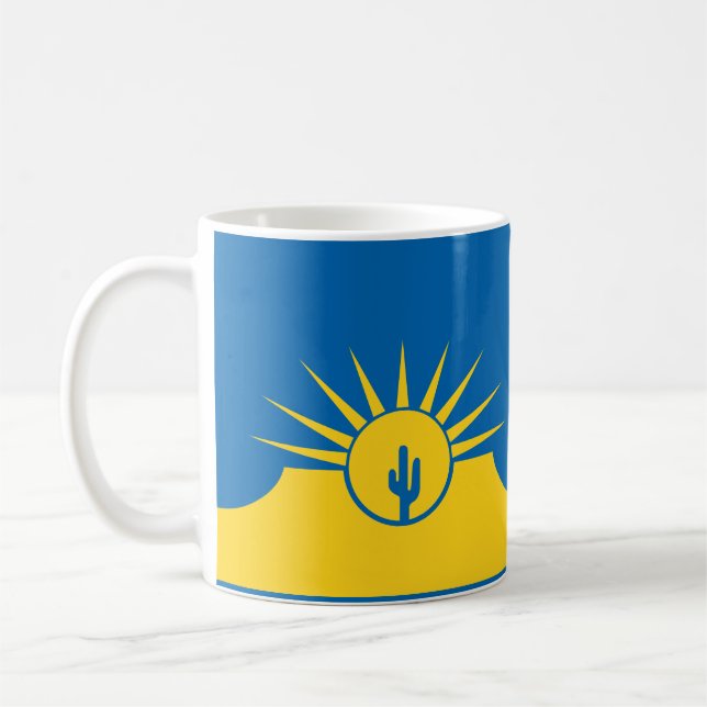 Flag of Mesa, Arizona Coffee Mug (Left)