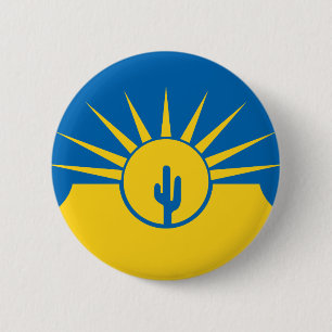 Flag of Mesa, Arizona Pinback Button