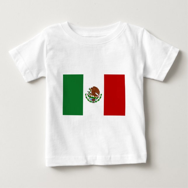 Flag of Mexico Baby T-Shirt (Front)