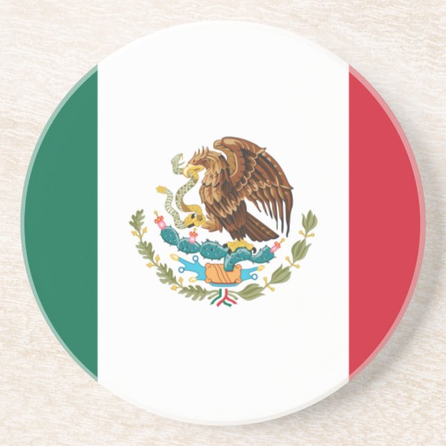 Flag of Mexico Coaster (Front)