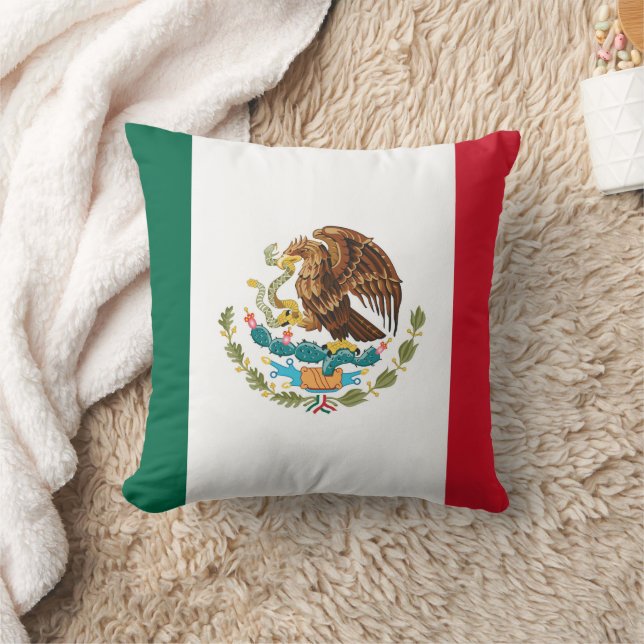 Flag of Mexico Cushion (Blanket)