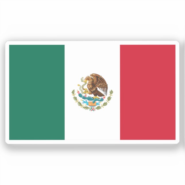 Flag of Mexico custom-cut  (Front)