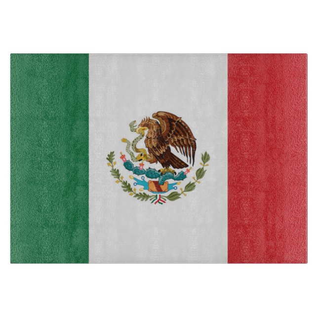 Flag of Mexico Cutting Board (Front)