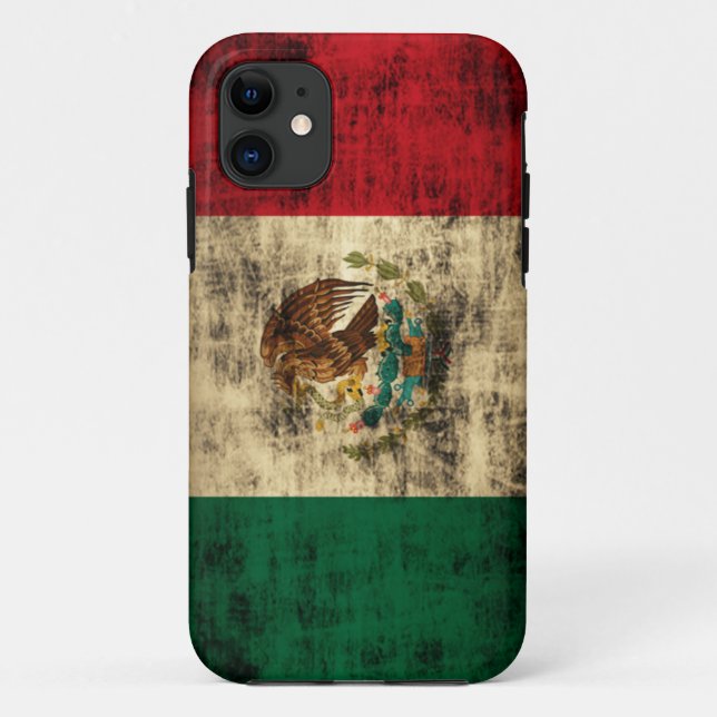 Flag of Mexico Distressed Case-Mate iPhone 5 Case (Back)