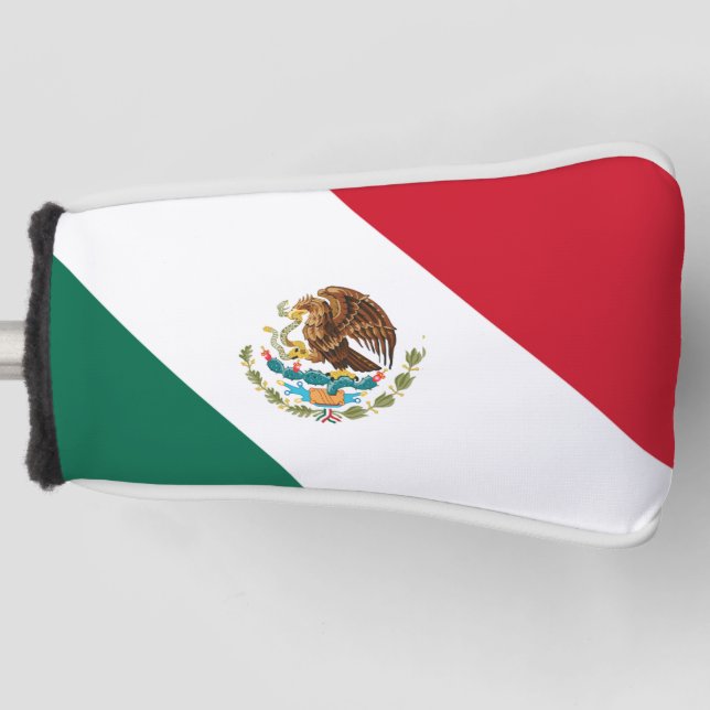 Flag of Mexico Golf Head Cover (Front)