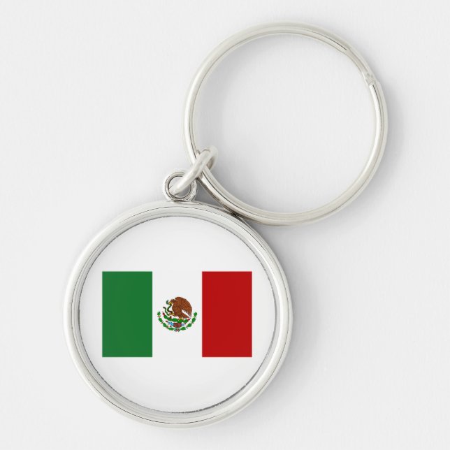 Flag of Mexico Key Ring (Front)