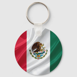 Flag of mexico key ring