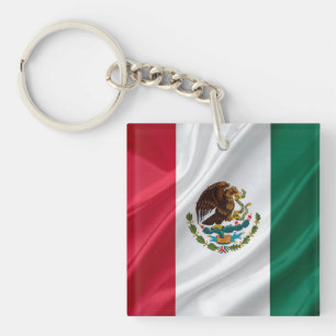 Flag of mexico key ring