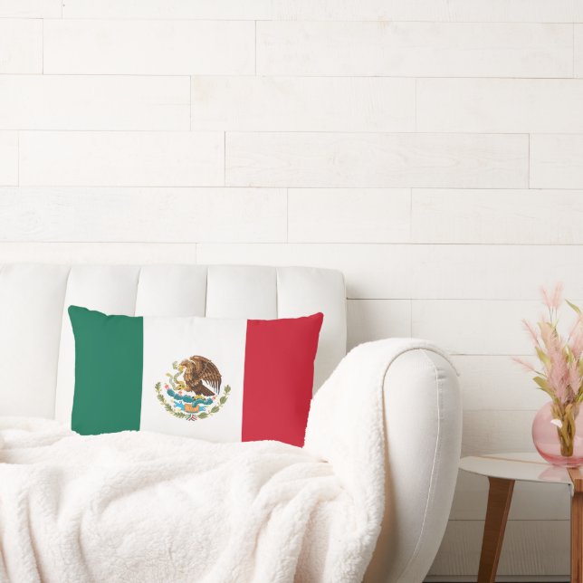 Flag of Mexico Lumbar Cushion (Couch)