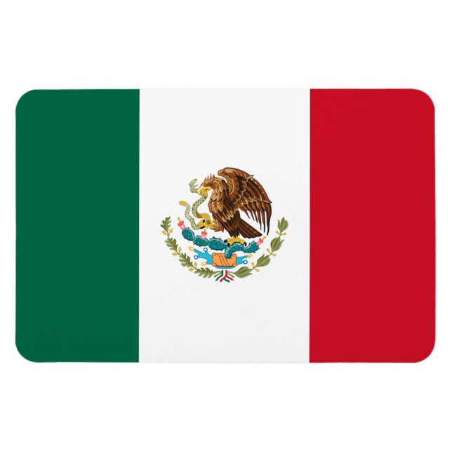 Flag of Mexico Magnet (Horizontal)