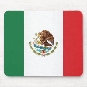 Flag of Mexico Mouse Pad