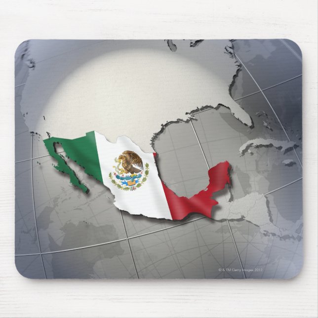 Flag of Mexico Mouse Pad (Front)