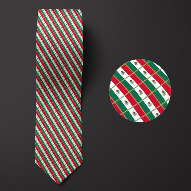 Flag of Mexico Pattern Tie (Creator Uploaded)