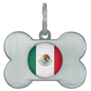 Flag of Mexico Pet ID Tag