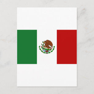 Flag of Mexico Postcard